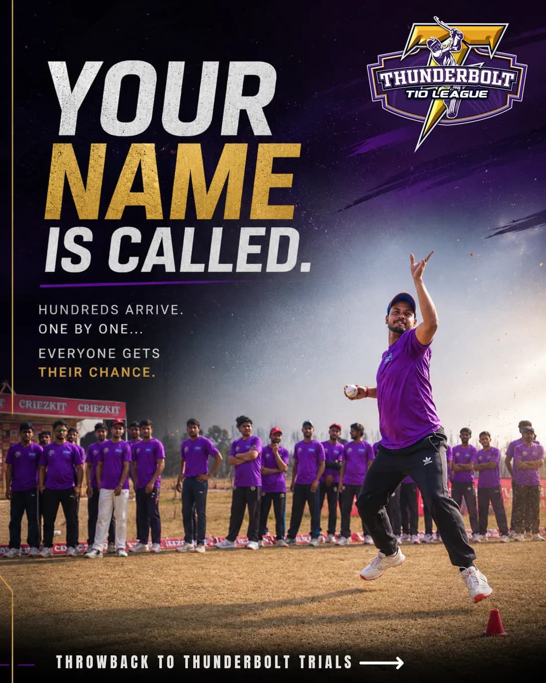 Thunderbolt trials — 'your name is called'