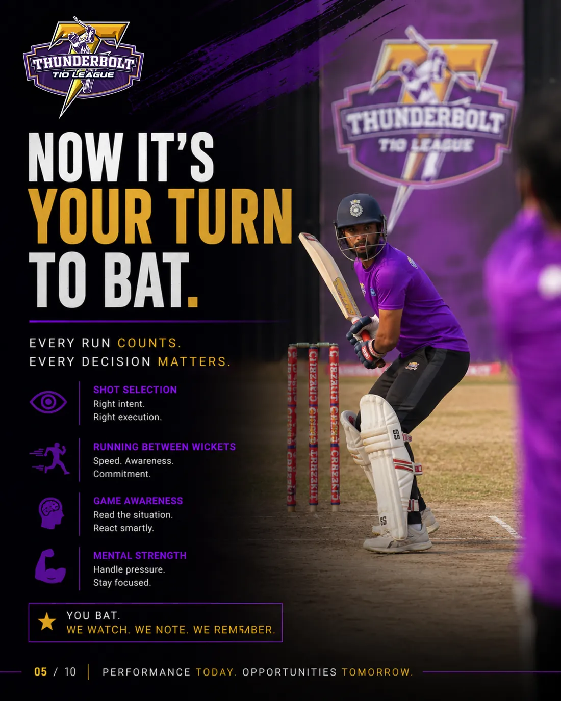 Thunderbolt trials — 'now it's your turn to bat'