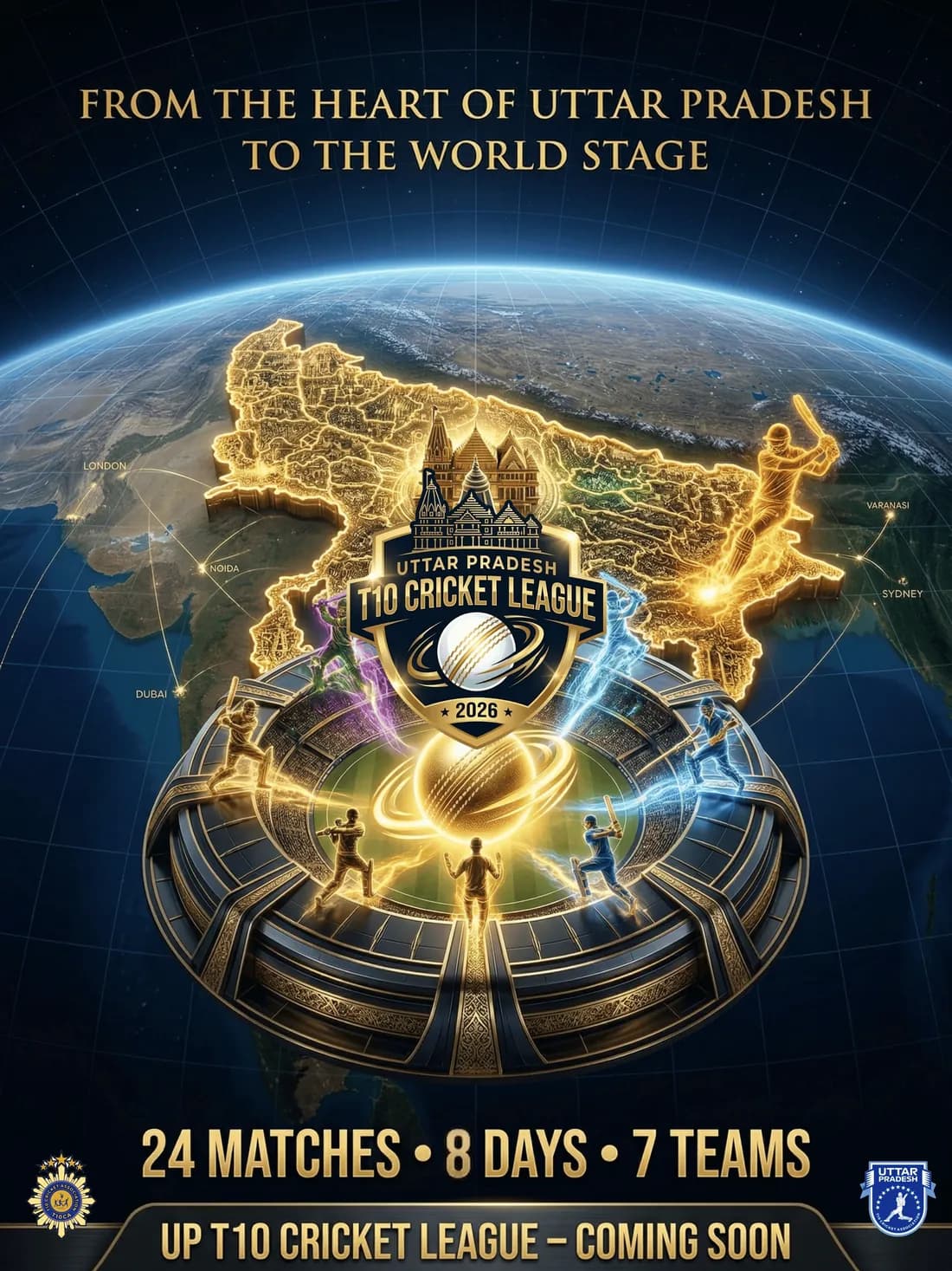 UPT10 'from the heart of Uttar Pradesh to the world stage' poster